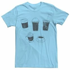 Licensed Character Men's Coffee Cups And Mugs Tee Light Blue -Licensed Character Shop unnamed file 34157