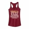 Licensed Character Juniors' Netflix Stranger Things Night Silhouettes Tank Scarlet