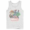 Licensed Character Men's Marvel Avengers Team Retro Comic Vintage Tank White -Licensed Character Shop unnamed file 34171