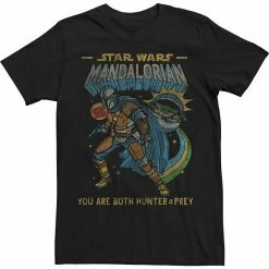 Licensed Character Men's Star Wars Mandalorian Comic Poster Tee Black -Licensed Character Shop unnamed file 34180