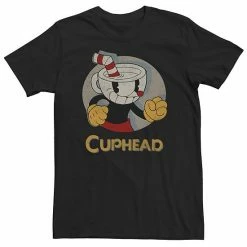 Licensed Character Men's Cuphead A Brawl Is Surely Brewing Cup Tee Red -Licensed Character Shop unnamed file 34187