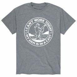 Licensed Character Men's My Arm Is In A Cast Tee Grey -Licensed Character Shop unnamed file 34248