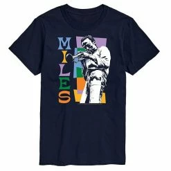 Licensed Character Men's Miles Davis Color Block Tee Black -Licensed Character Shop unnamed file 34267
