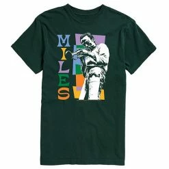 Licensed Character Men's Miles Davis Color Block Tee Black -Licensed Character Shop unnamed file 34268