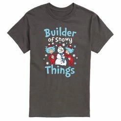 Licensed Character Men's Dr. Seuss Builder Of Snowy Things Tee Black -Licensed Character Shop unnamed file 34273