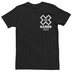 Licensed Character Men's ESPN X Games Left Chest Logo C1 Tee Cardinal
