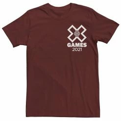 Licensed Character Men's ESPN X Games Left Chest Logo C1 Tee Cardinal -Licensed Character Shop unnamed file 34286