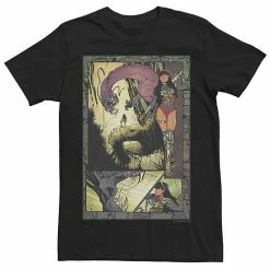 Licensed Character Men's Justice League Wonder Woman Future State Panels Comic Hoodie Black -Licensed Character Shop unnamed file 34288