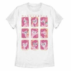 Licensed Character Juniors' My Little Pony Expressions Of Pinkie Pie Tee White -Licensed Character Shop unnamed file 34300