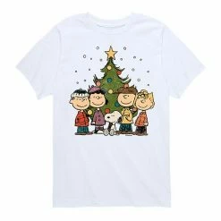 Licensed Character Boys 8-20 Peanuts Christmas Group Graphic Tee White -Licensed Character Shop unnamed file 3431