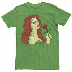 Licensed Character Men's DC Fandome Batman Poison Siren Rose Portrait Tee Kelly Heather -Licensed Character Shop unnamed file 34316