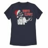 Licensed Character Juniors' Universal Monsters Werewolf "Santa Claws" Tee Black -Licensed Character Shop unnamed file 34343