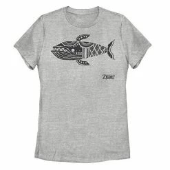 Licensed Character Juniors' Nintendo Legend Of Zelda Links Awakening Whale Glyph Graphic Tee White -Licensed Character Shop unnamed file 34353