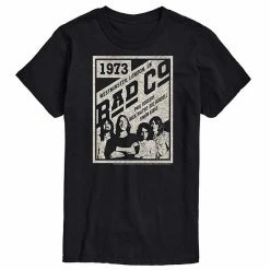 Licensed Character Men's Bad Company Poster Tee Charcoal
