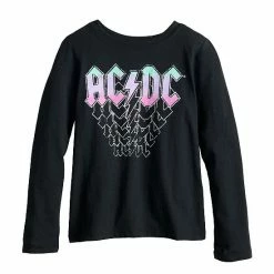 Licensed Character Toddler ACDC Long Sleeve Graphic Tee