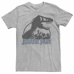 Licensed Character Men's Jurassic Park Classic T-Rex Skeleton Logo Tee Royal Heather -Licensed Character Shop unnamed file 34372