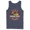 Licensed Character Men's Jurassic Park Ranger Danger Orange Gradient Icon Graphic Tank Top Navy -Licensed Character Shop unnamed file 34388