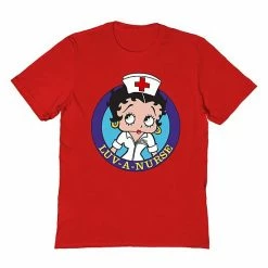 Licensed Character Men's Betty Boop T-Shirt Light Blue