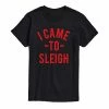 Licensed Character Men's I Came To Sleigh Tee Blue -Licensed Character Shop unnamed file 34433