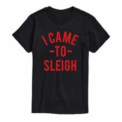 Licensed Character Men's I Came To Sleigh Tee Blue