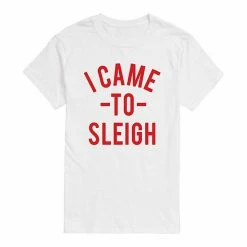 Licensed Character Men's I Came To Sleigh Tee Blue -Licensed Character Shop unnamed file 34436