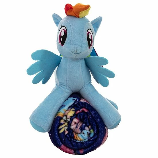 Licensed Character My Little Pony Cute Rainbow Dash Character Hugger Pillow & Silk Touch Throw Set 5 Licensed Character My Little Pony Cute Rainbow Dash Character Hugger Pillow & Silk Touch Throw Set - Image 3