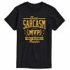 Licensed Character Men's Team Sarcasm Tee Black -Licensed Character Shop unnamed file 34471