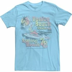 Licensed Character Men's Looney Tunes Bugs Bunny Venice Beach Spring Break 78 Tee White -Licensed Character Shop unnamed file 34493