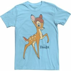 Licensed Character Men's Disney Bambi Simple Portrait Logo Tee White -Licensed Character Shop unnamed file 34497
