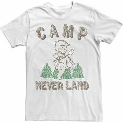 Licensed Character Men's Disney Peter Pan Camp Never Land Tee Natural -Licensed Character Shop unnamed file 34503