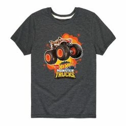 Licensed Character Boys 8-20 Hot Wheels Tiger Shark Graphic Tee Grey -Licensed Character Shop unnamed file 34536