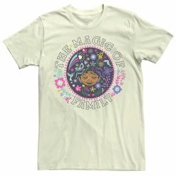 Licensed Character Men's Disney Encanto The Magic Of Family Mirabel Circle Portrait Tee Light Blue