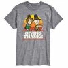 Licensed Character Men's Peanuts Giving Thanks Tee Gray -Licensed Character Shop unnamed file 3458