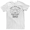 Licensed Character Big & Tall Father's Day "This Kid Has An Awesome Dad" Tee White -Licensed Character Shop unnamed file 34580