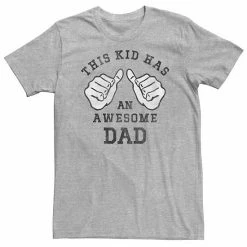 Licensed Character Big & Tall Father's Day "This Kid Has An Awesome Dad" Tee White -Licensed Character Shop unnamed file 34582