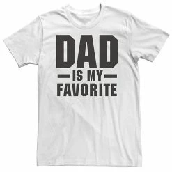Licensed Character Big & Tall Father's Day "Dad Is My Favorite" Tee Athletic Heather -Licensed Character Shop unnamed file 34591