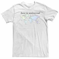 Licensed Character Big & Tall Trendy World Love Tee Athletic Heather -Licensed Character Shop unnamed file 34608