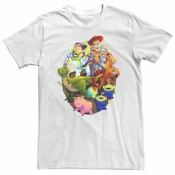 Licensed Character Big & Tall Disney / Pixar Toy Story Main Cast Circle Logo Tee White -Licensed Character Shop unnamed file 34615
