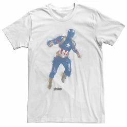 Licensed Character Big & Tall Marvel Avengers Endgame Captain America Graphic Tee Athletic Heather -Licensed Character Shop unnamed file 34623