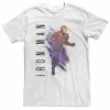 Licensed Character Big & Tall Marvel Avengers Endgame Iron Man Galaxy Painted Tee White -Licensed Character Shop unnamed file 34628