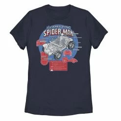 Licensed Character Juniors' Amazing Spider-Man Auto Graphic Tee Athletic Heather -Licensed Character Shop unnamed file 34650