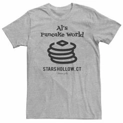 Licensed Character Big & Tall Gilmore Girls Al's Pancake World Logo Tee Athletic Heather -Licensed Character Shop unnamed file 34684