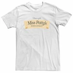 Licensed Character Big & Tall Gilmore Girls Miss Patty's School Of Ballet Logo Tee Athletic Heather -Licensed Character Shop unnamed file 34687
