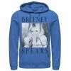 Licensed Character Men's Britney Spears Black & White Portrait Panel Hoodie Royal -Licensed Character Shop unnamed file 34694