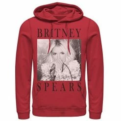 Licensed Character Men's Britney Spears Black & White Portrait Panel Hoodie Royal -Licensed Character Shop unnamed file 34696