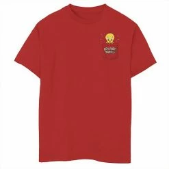 Licensed Character Boys 8-20 Looney Tunes Tweety Bird Faux Pocket Graphic Tee Red 8 Licensed Character Boys 8-20 Looney Tunes Tweety Bird Faux Pocket Graphic Tee Red -Licensed Character Shop unnamed file 34723
