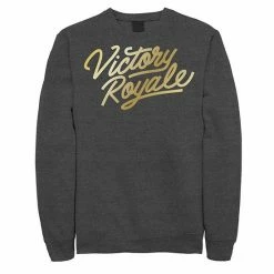 Licensed Character Men's Fortnite Victory Royale Golden Logo Sweatshirt Black -Licensed Character Shop unnamed file 34730