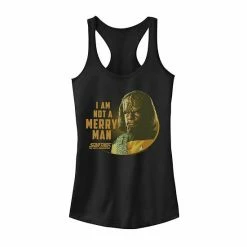 Licensed Character Juniors' Star Trek "I Am Not A Merry Man" Tank Black Heather -Licensed Character Shop unnamed file 34746