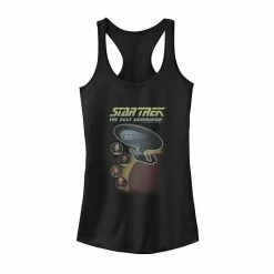Licensed Character Juniors' Star Trek: The Next Generation Group Shot Bubble Portrait Tank Black Heather -Licensed Character Shop unnamed file 34751