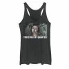Licensed Character Juniors' Star Wars Princess Leia & R2-D2 You Stole My Quarter Tank Top Black Heather -Licensed Character Shop unnamed file 34771